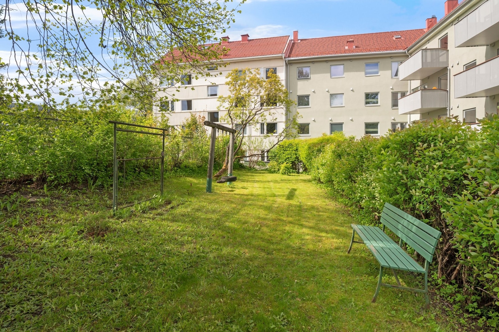 Laget har et pent opparbeidet fellesareal. Galleribilde