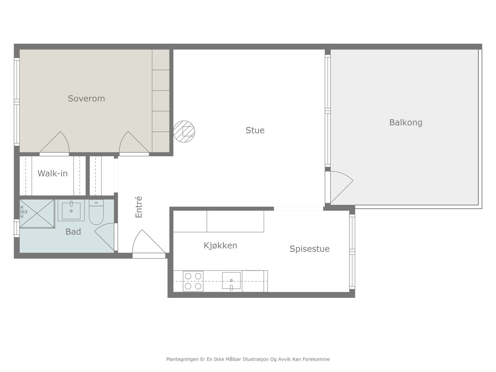 Plantegning. Galleribilde