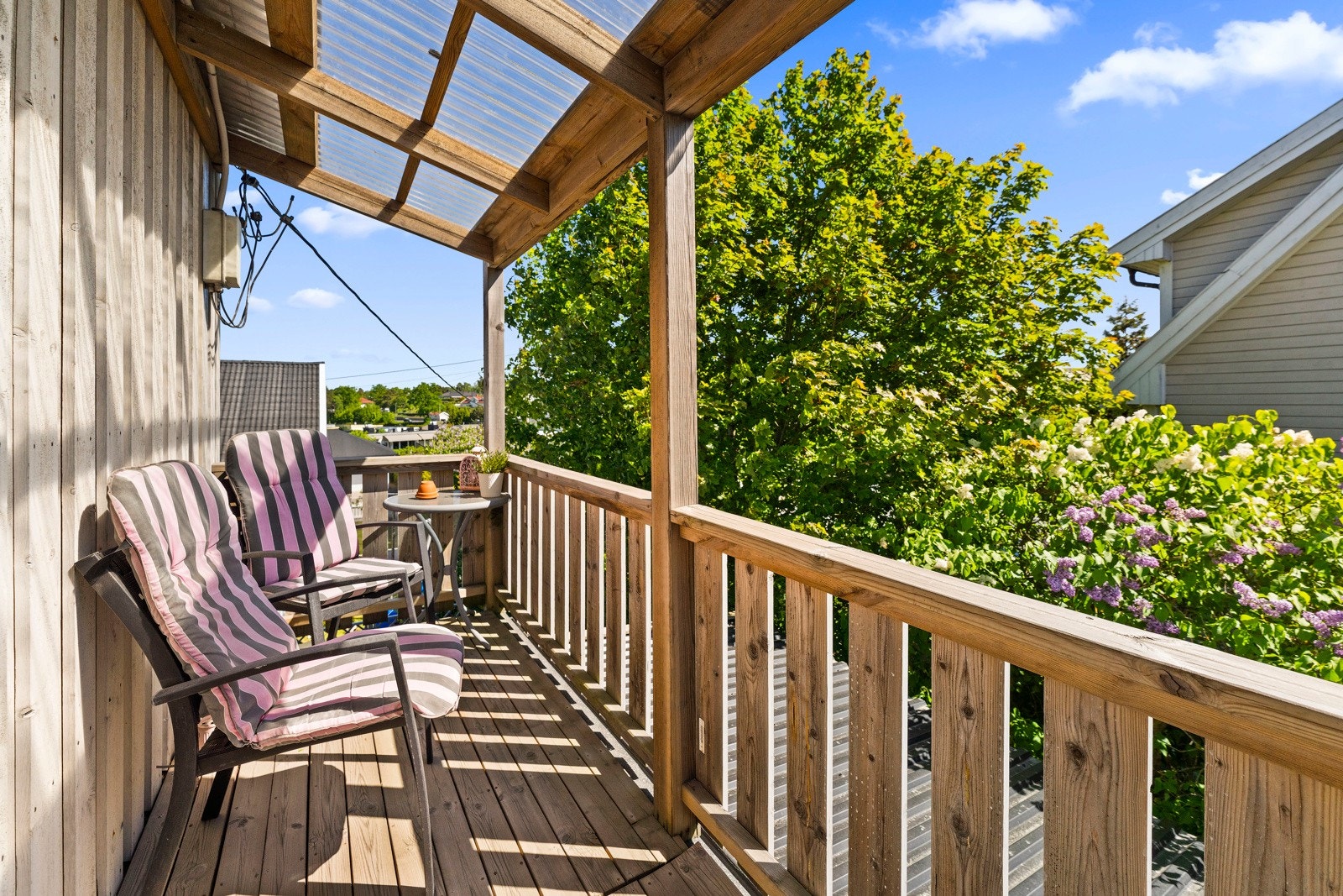 Nybygget balkong mot syd Galleribilde