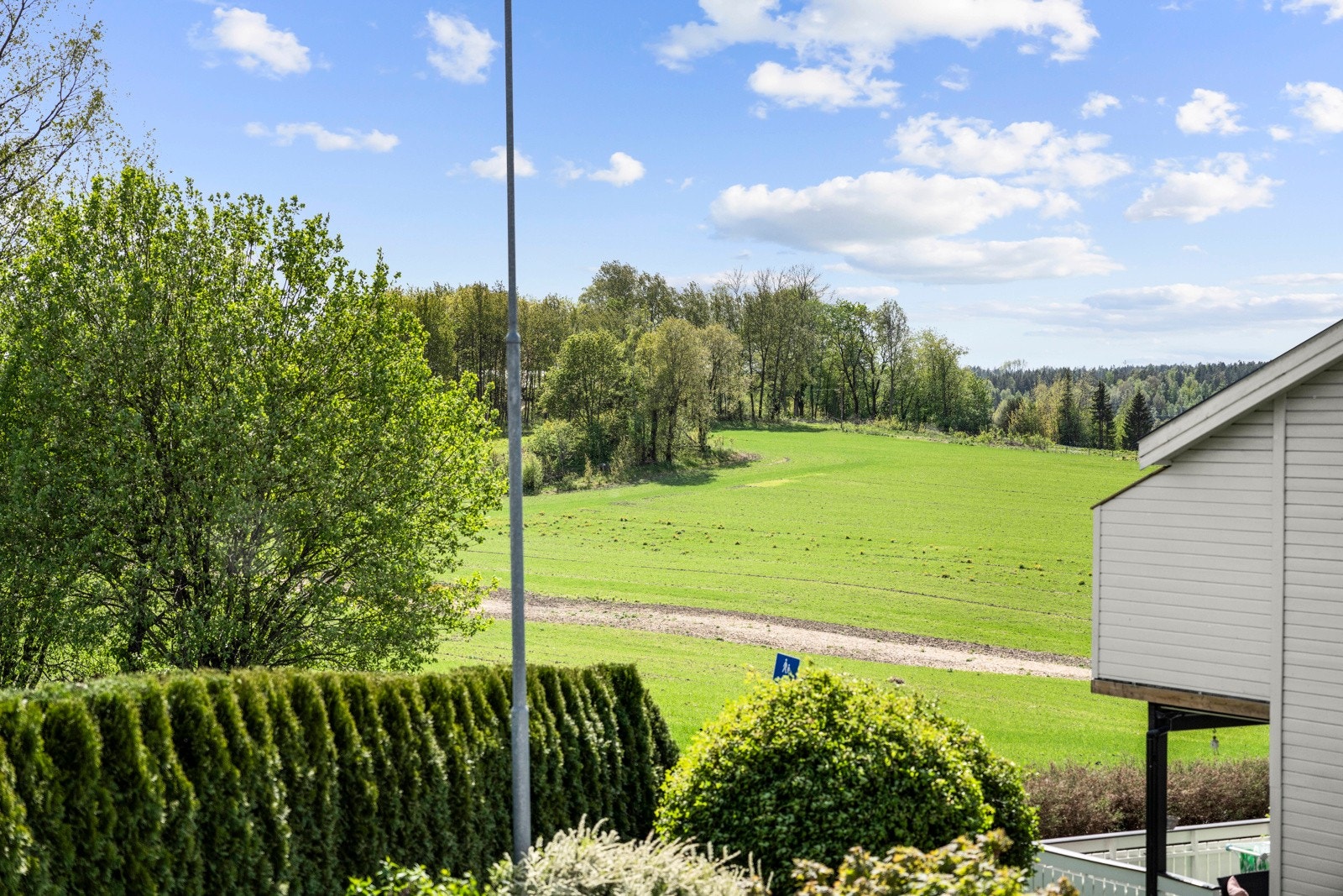 Fra leiligheten er det flott utsyn over flott naturlandskap. Galleribilde