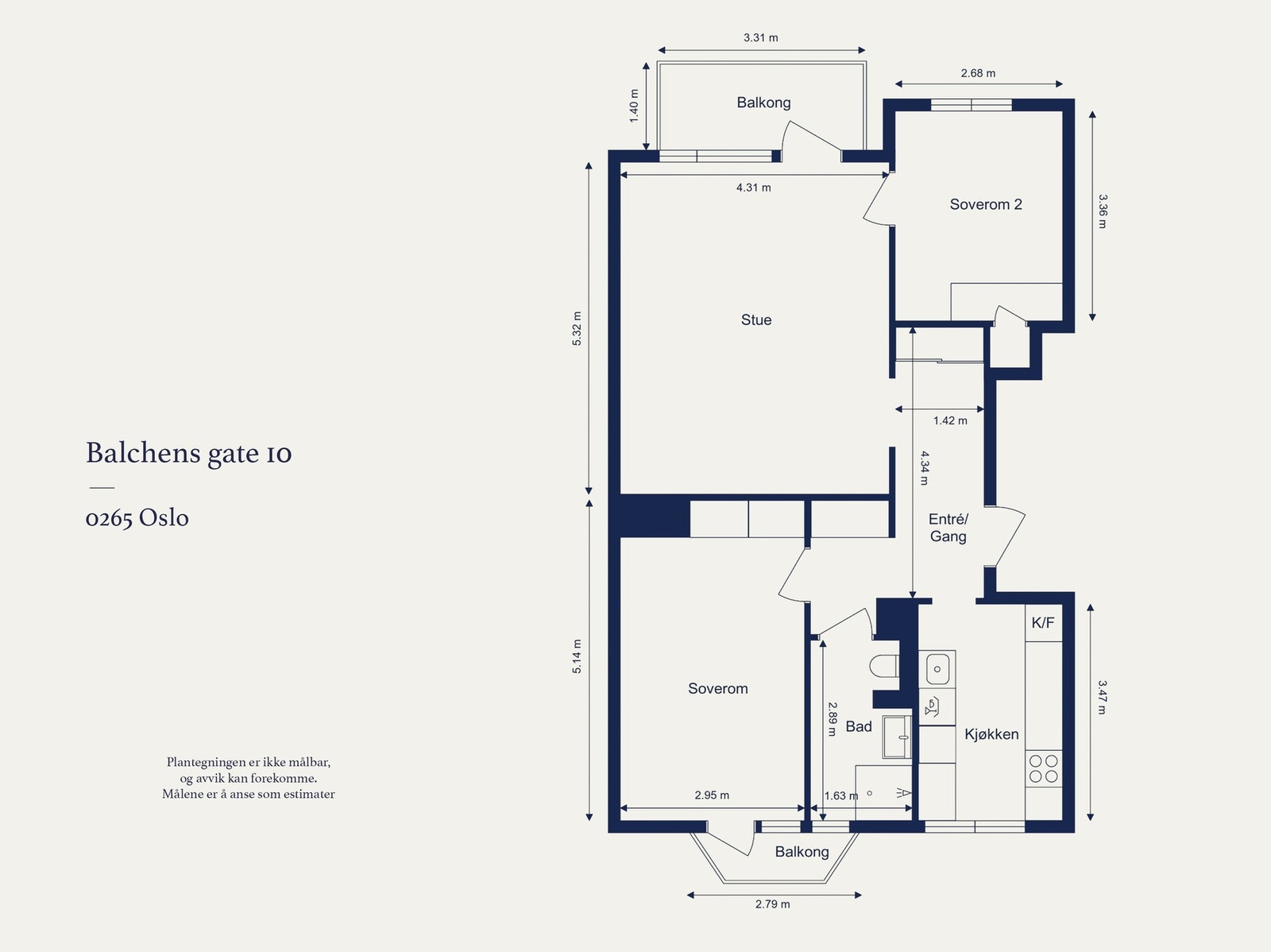 Leilighet beliggende i 2. etasje med gjennomgående planløsning som skaper en lun atmosfære. Galleribilde