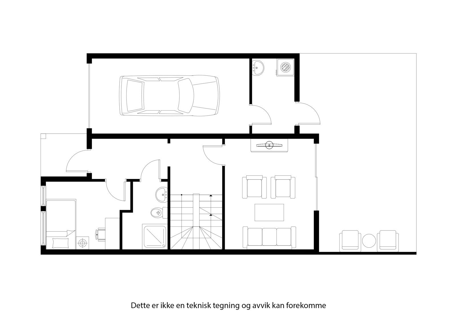Plantegning - 1. etasje Galleribilde