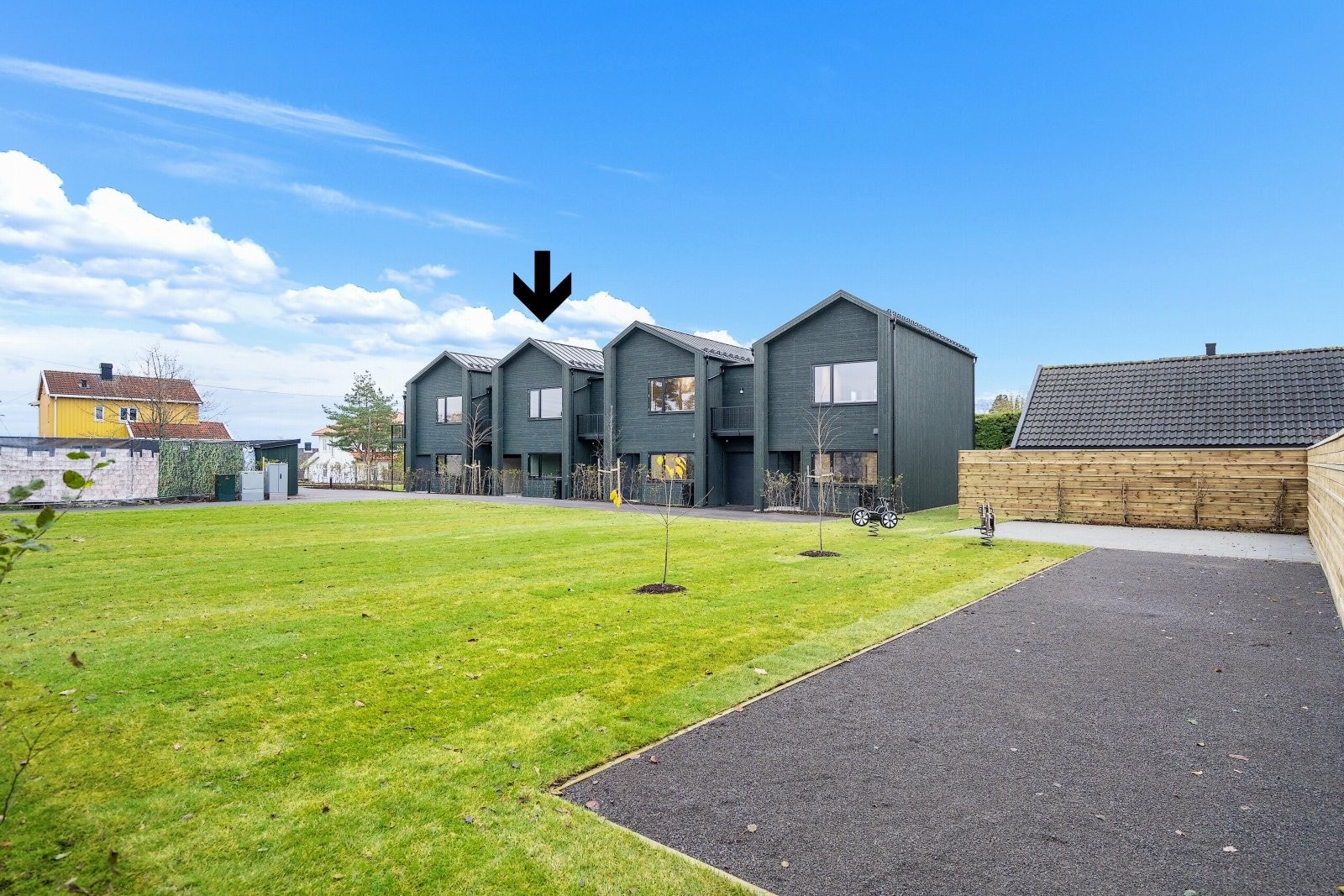 Fellesområde med lekeplass Galleribilde