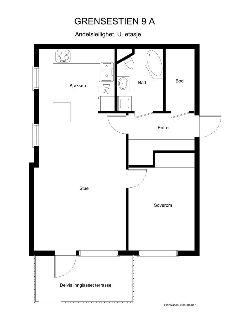 Grensestien 9 A, U. etasje.jpg Galleribilde