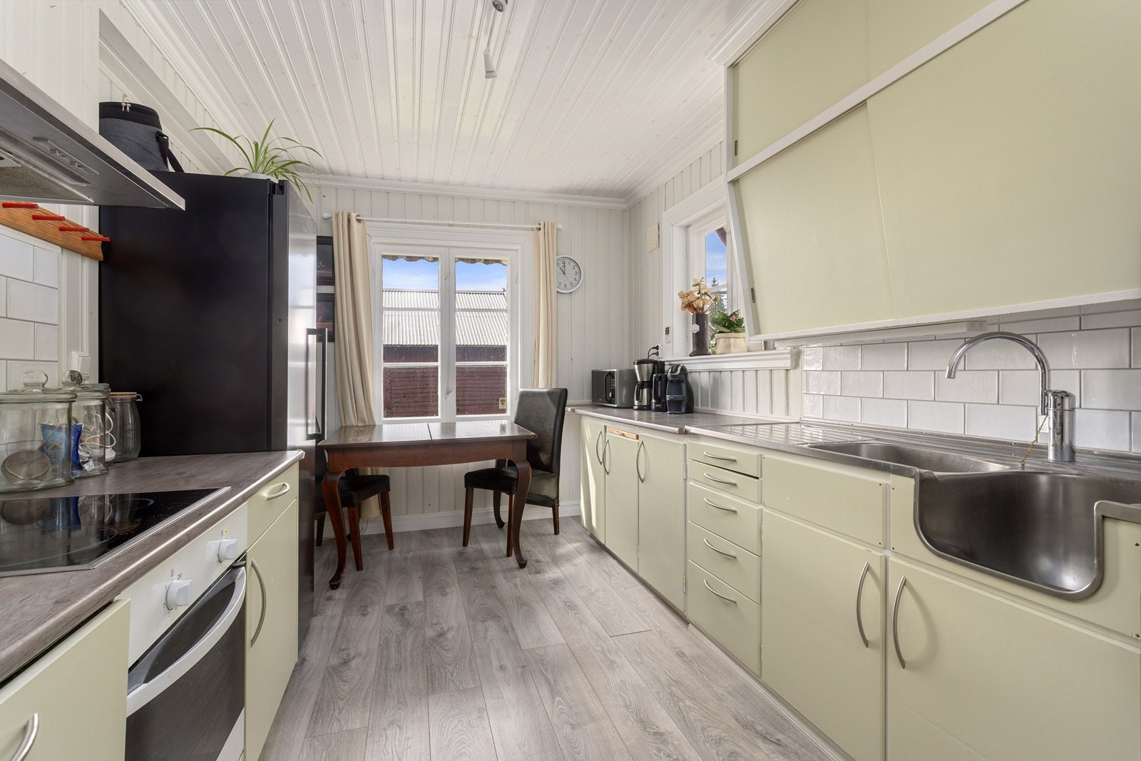 Her har man også mulighet for en koselig spiseplass. Galleribilde