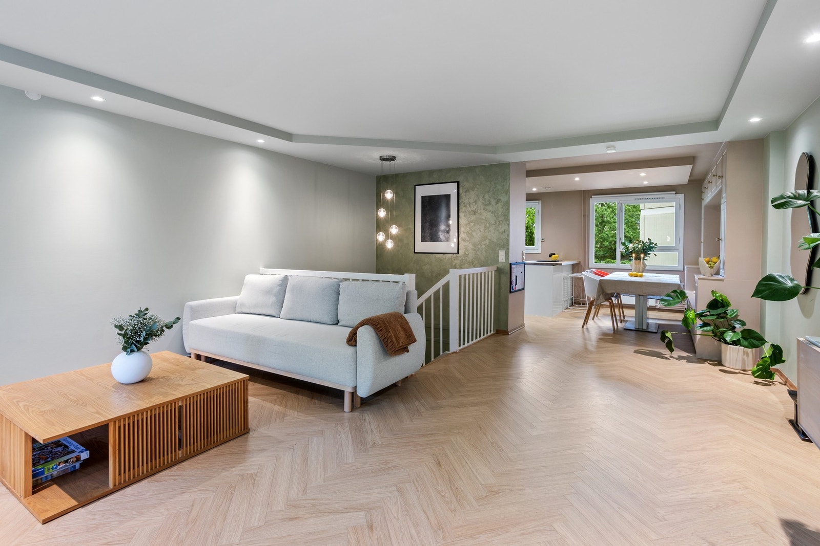 Leiligheten har en smart planløsning med mulighet for tilpasning. Flere beboere har bygget om tilsvarende leilighet til 4-roms. Galleribilde