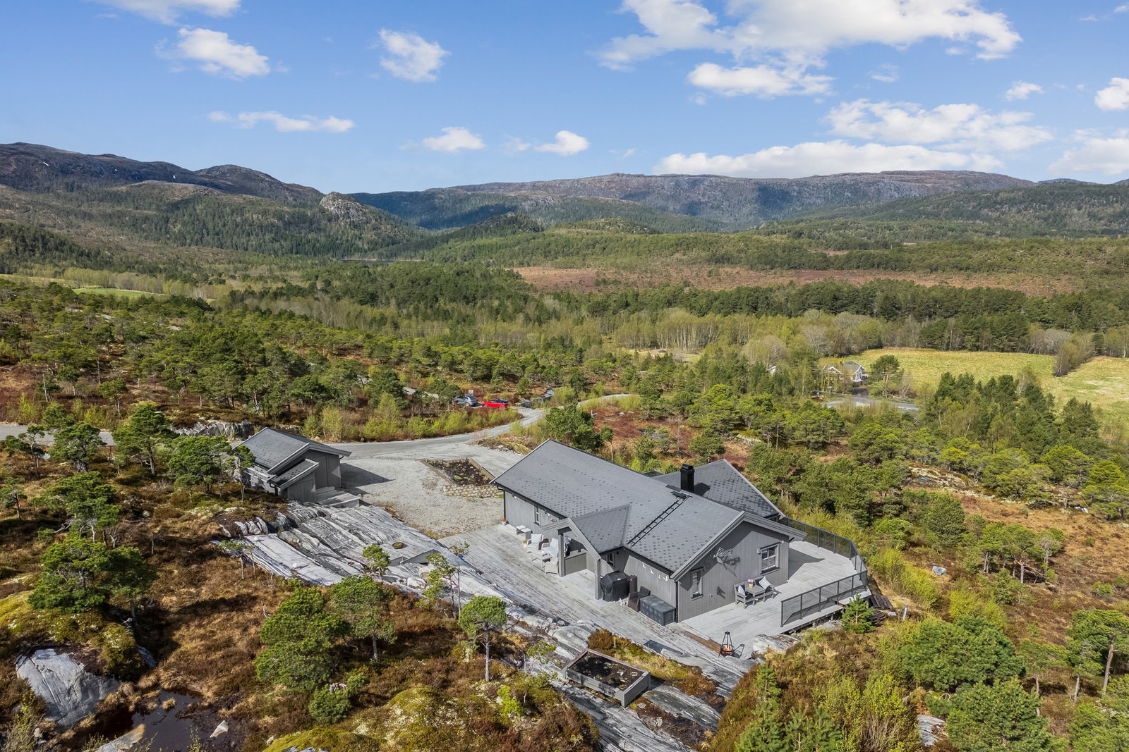 Dronefoto Galleribilde