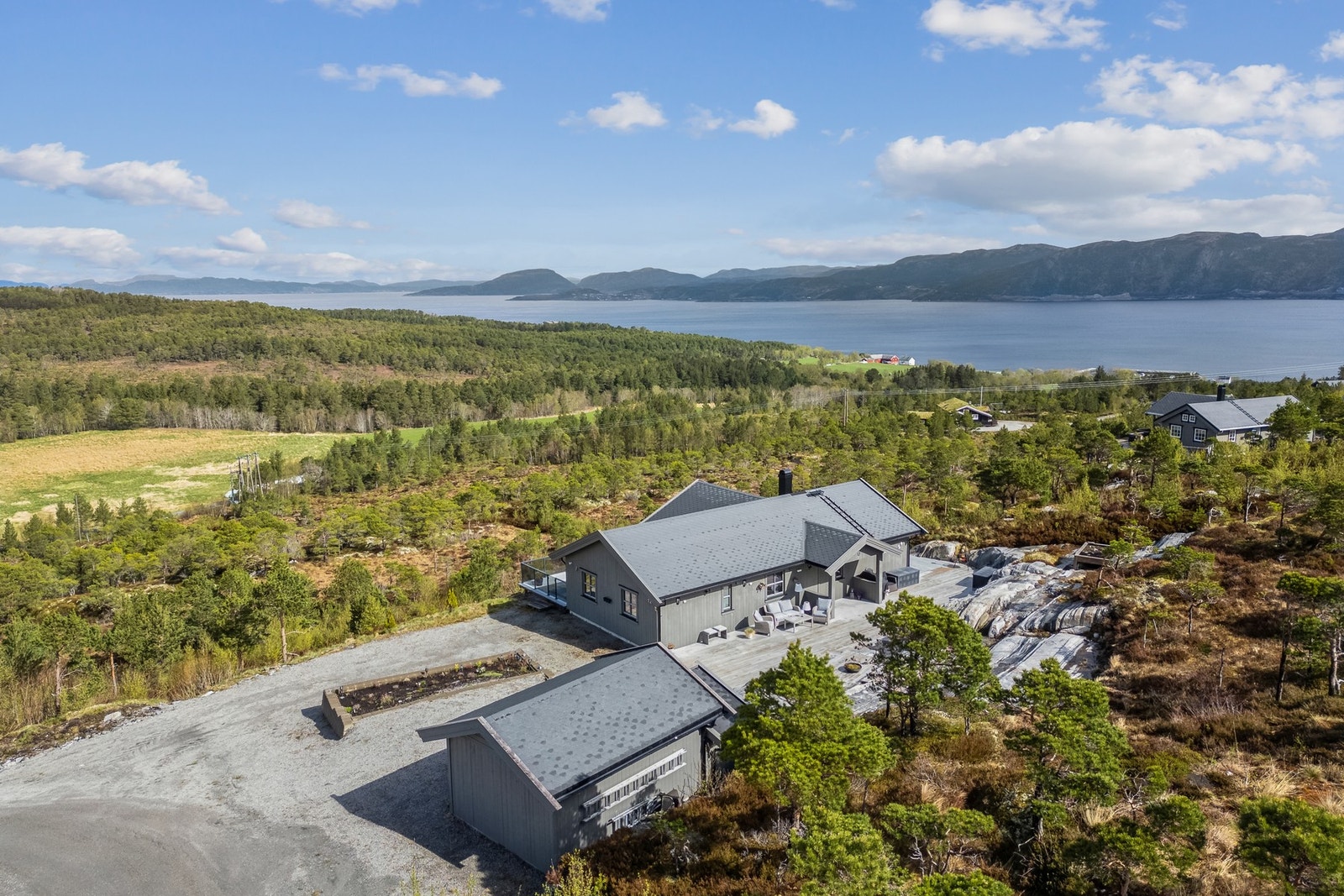 Dronefoto Galleribilde