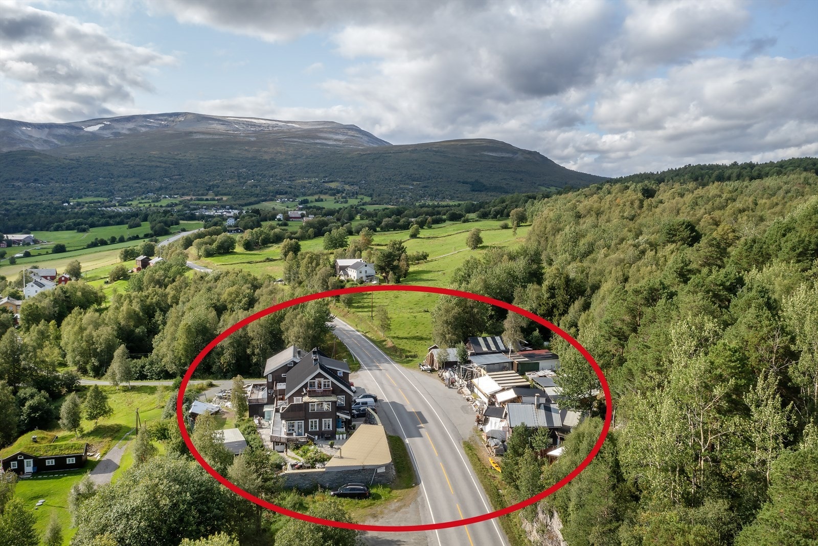 Oversiktsbilde med markering Galleribilde