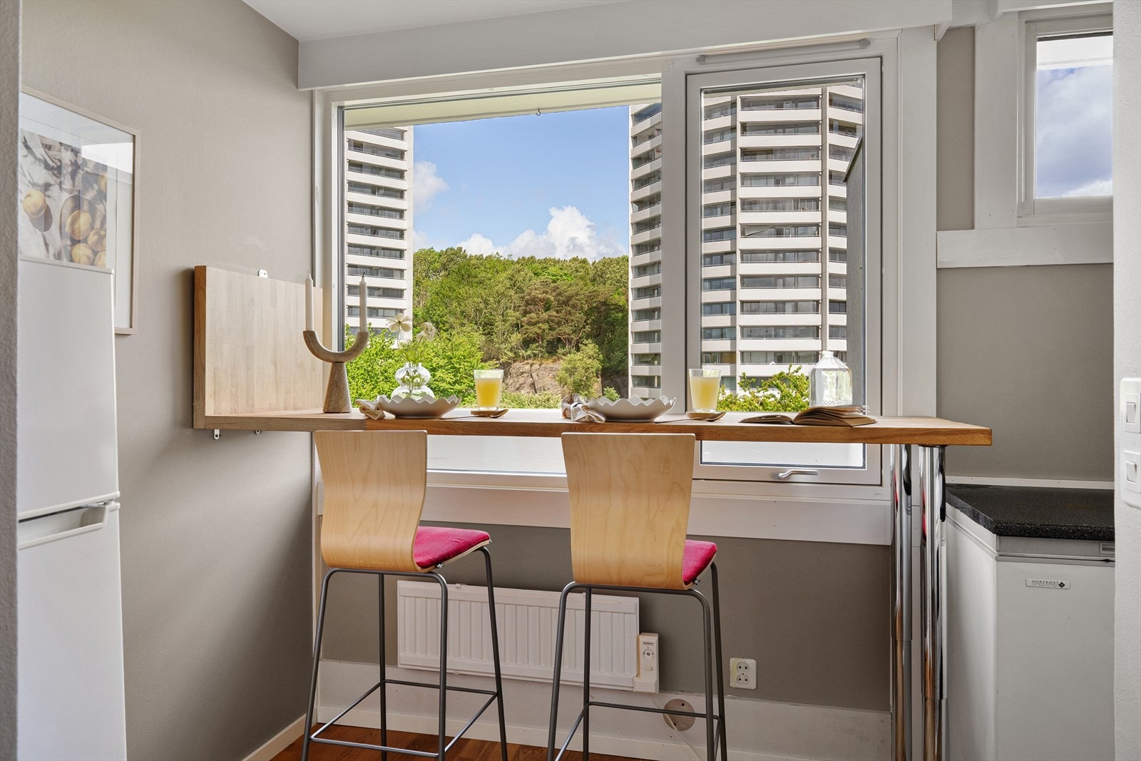 Videre beveger man seg til kjøkkenet. Galleribilde