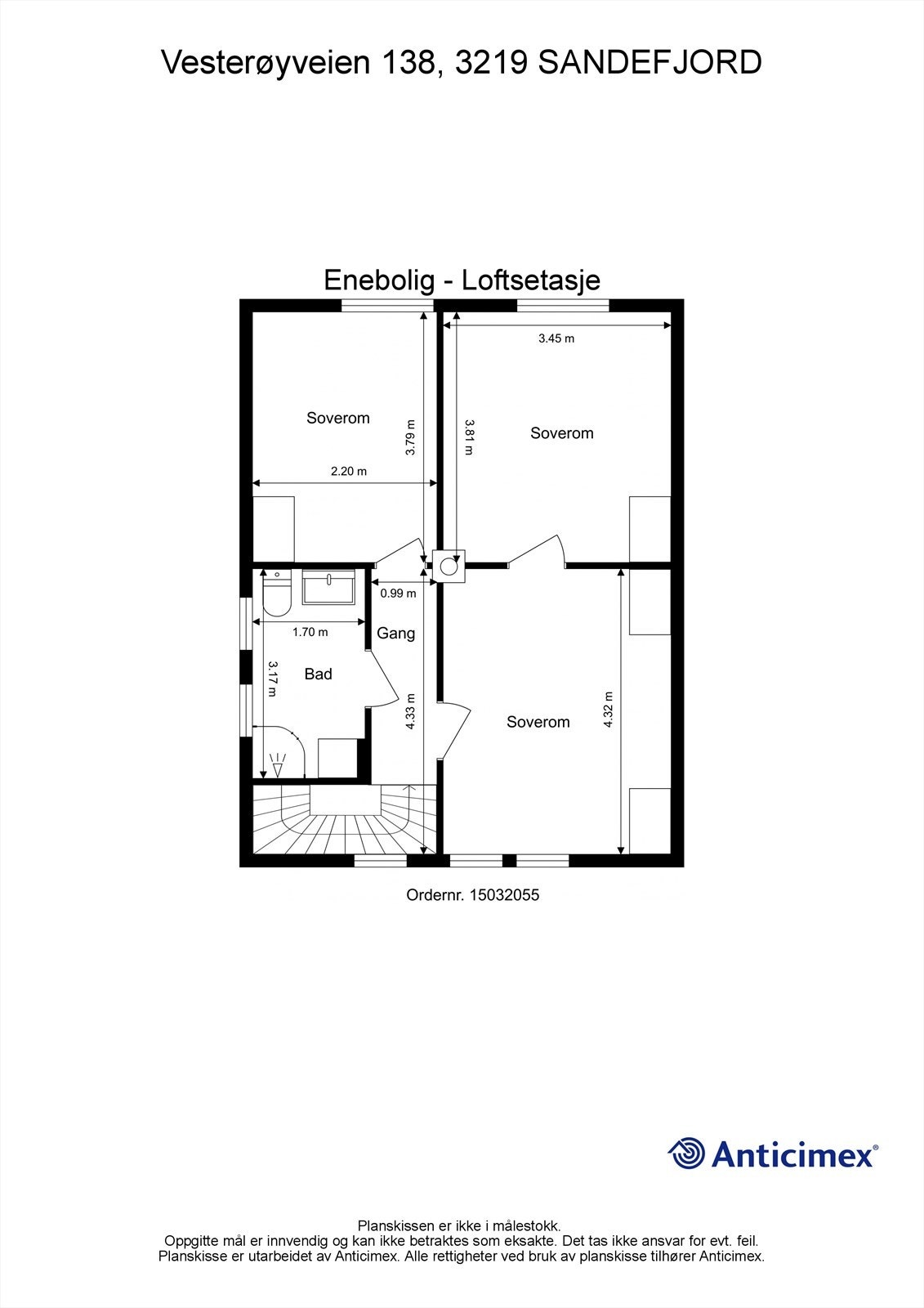 Plantegning 2.etg. Galleribilde