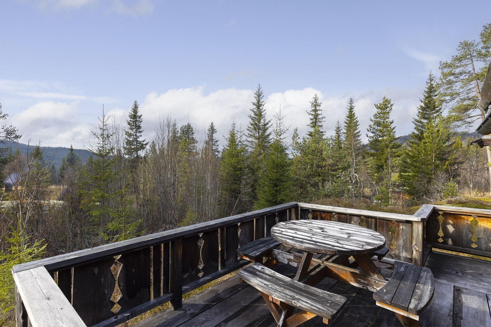 Solrik og koselig uteplass Galleribilde