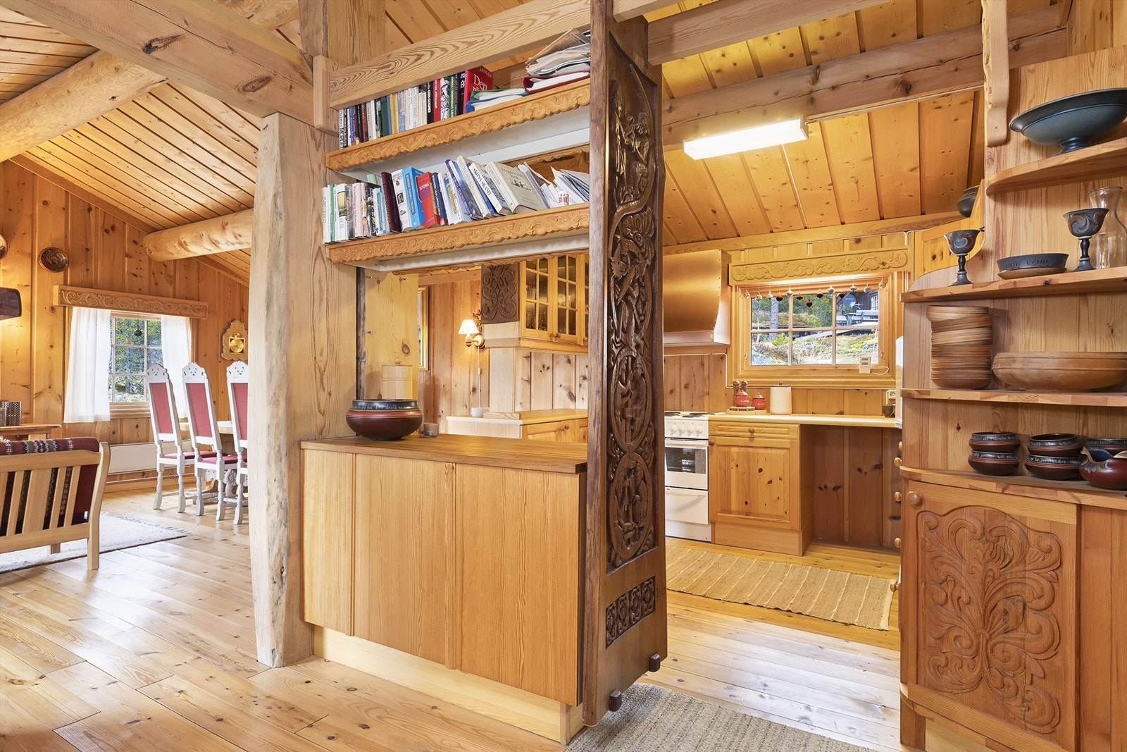 Også på kjøkkenet har du de lekre detaljene Galleribilde