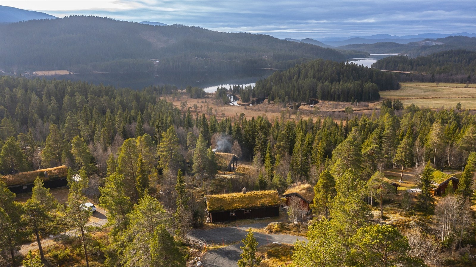 Det er kun 10 hytter på feltet Galleribilde