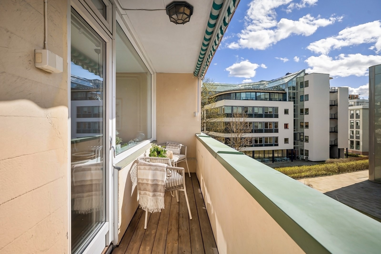 Sydvestvendt balkong på ca. 5 m². Galleribilde