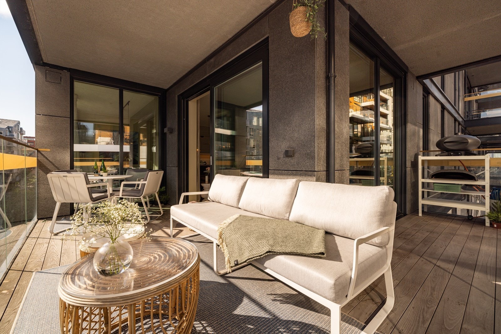 Herlige solforhold - Bildet er tatt rundt kl. 17 Galleribilde