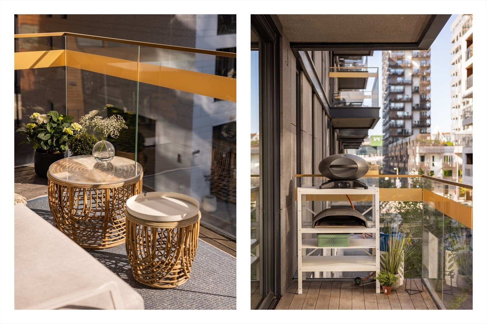 Hjørnebalkong Galleribilde