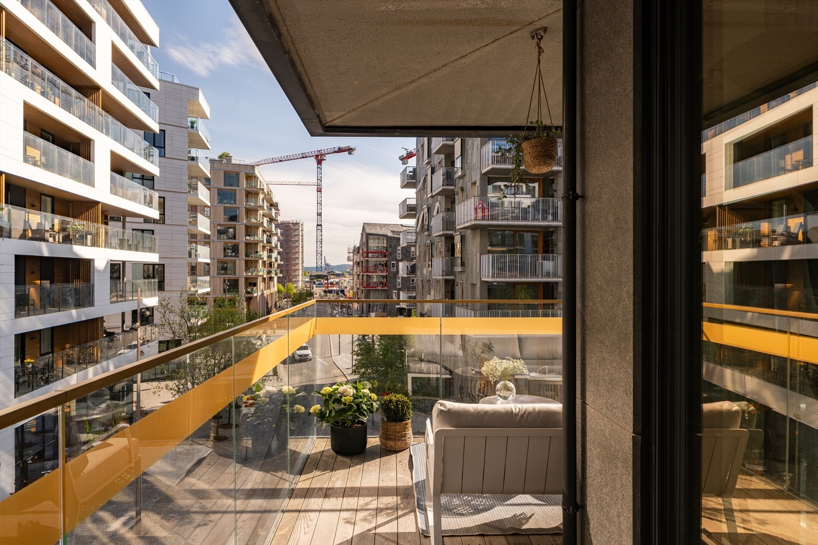 Fantastisk internbeliggenhet med flott utsyn mot Sørenga Galleribilde