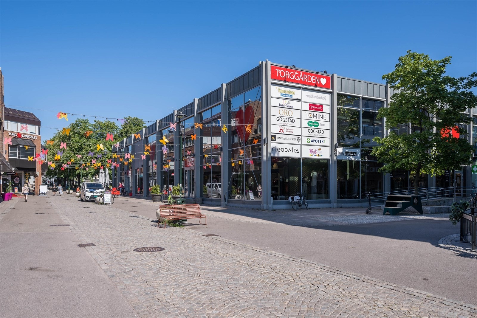 Flere kjøpesentre å velge mellom i Horten sentrum. Galleribilde