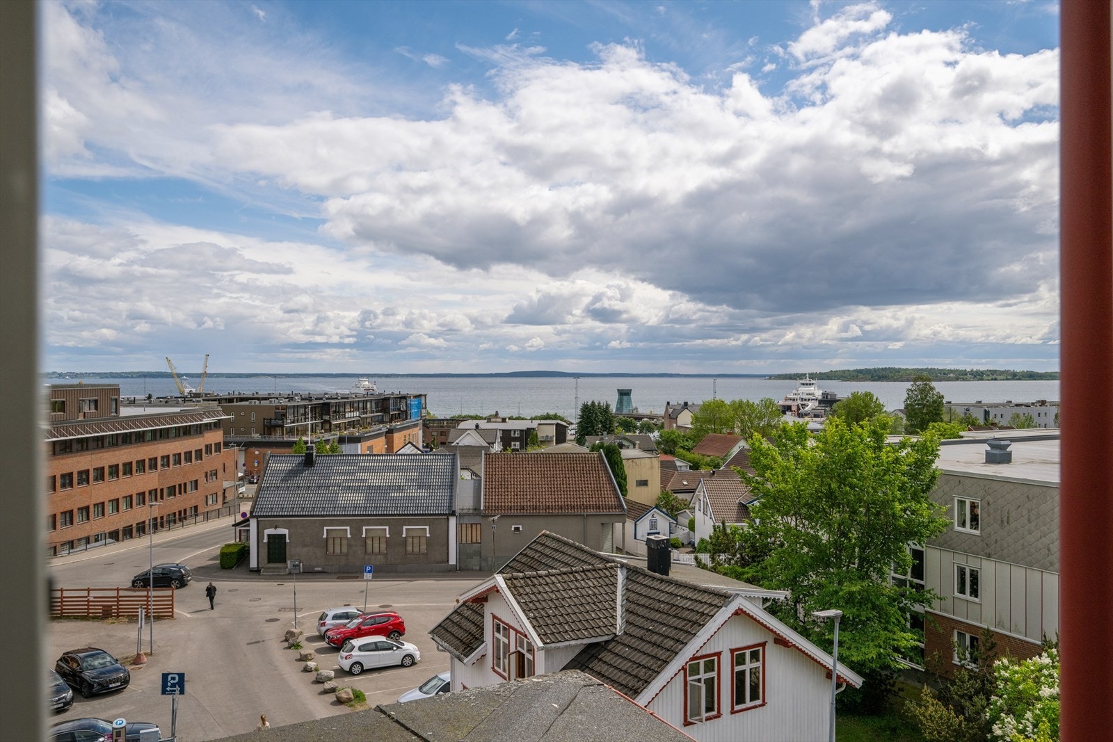 Mye å se på fra takterrassen. Galleribilde