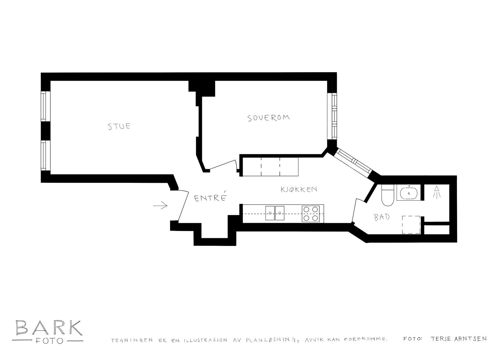 Plantegning 4.etg Galleribilde