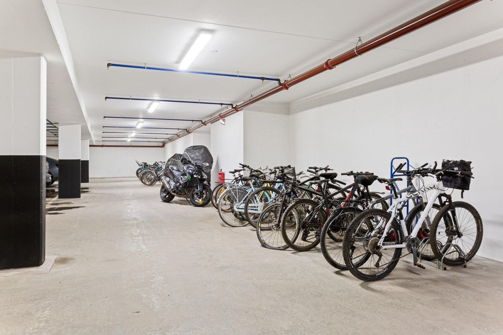 Felles sykkelrom. Galleribilde