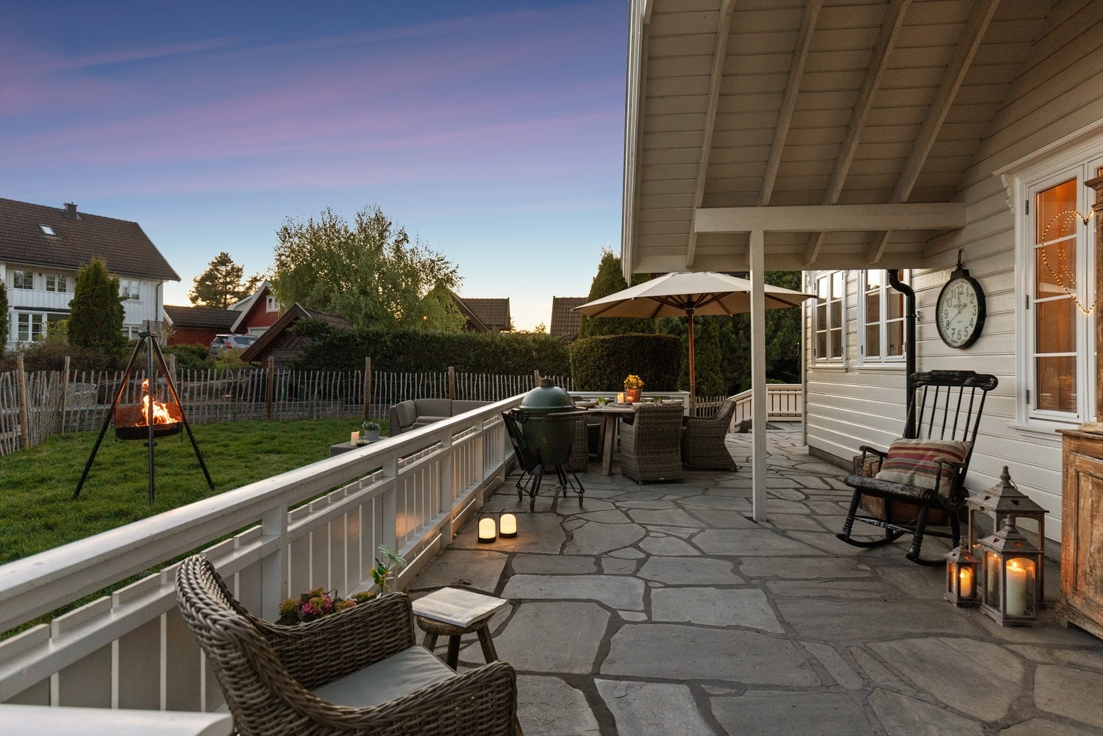 Her kan sommerhalvåret nytes til det fulle. Galleribilde