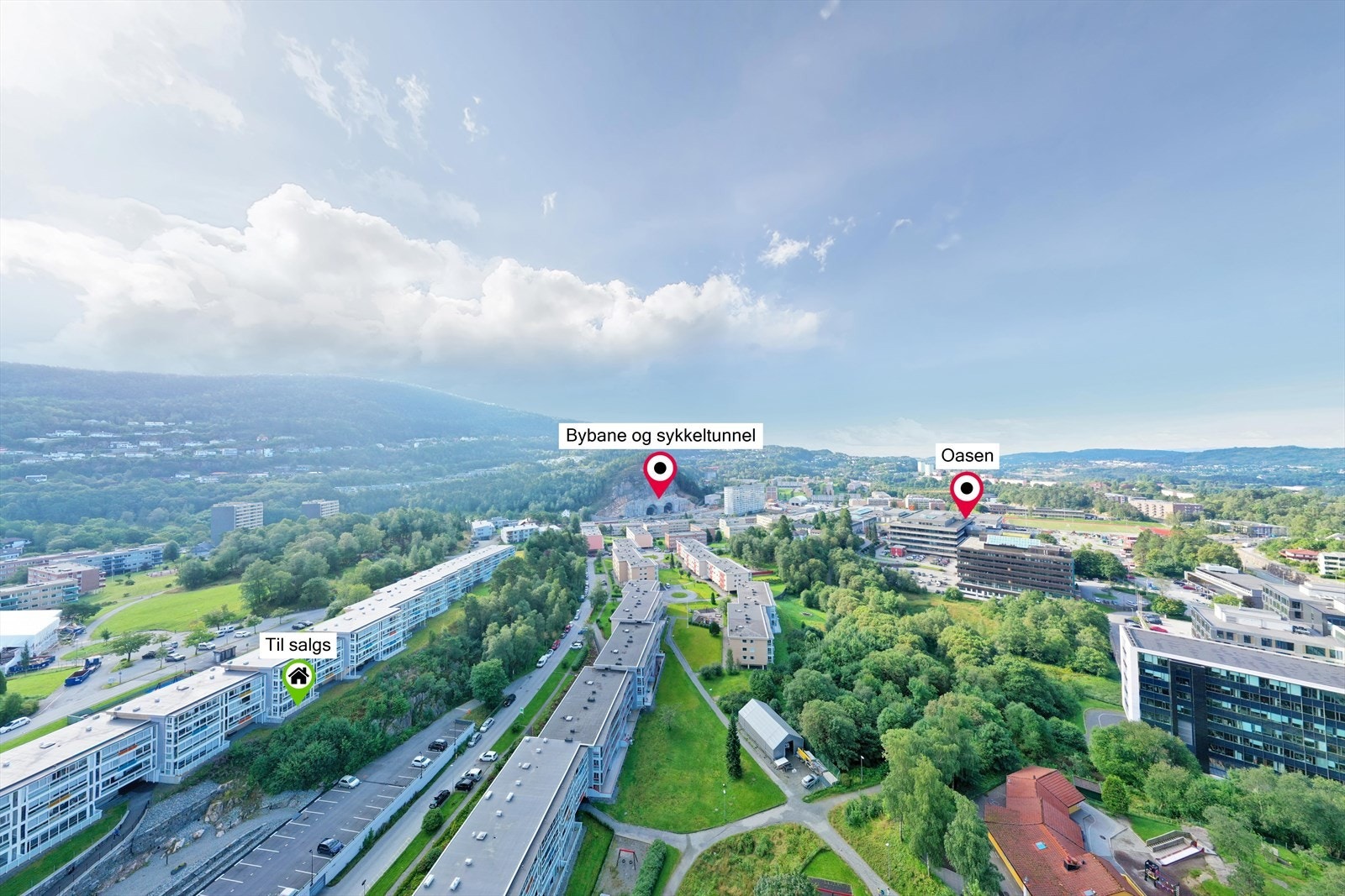 Supersentral plassering i hjertet av Fyllingsdalen. Kort vei til "alt" Galleribilde