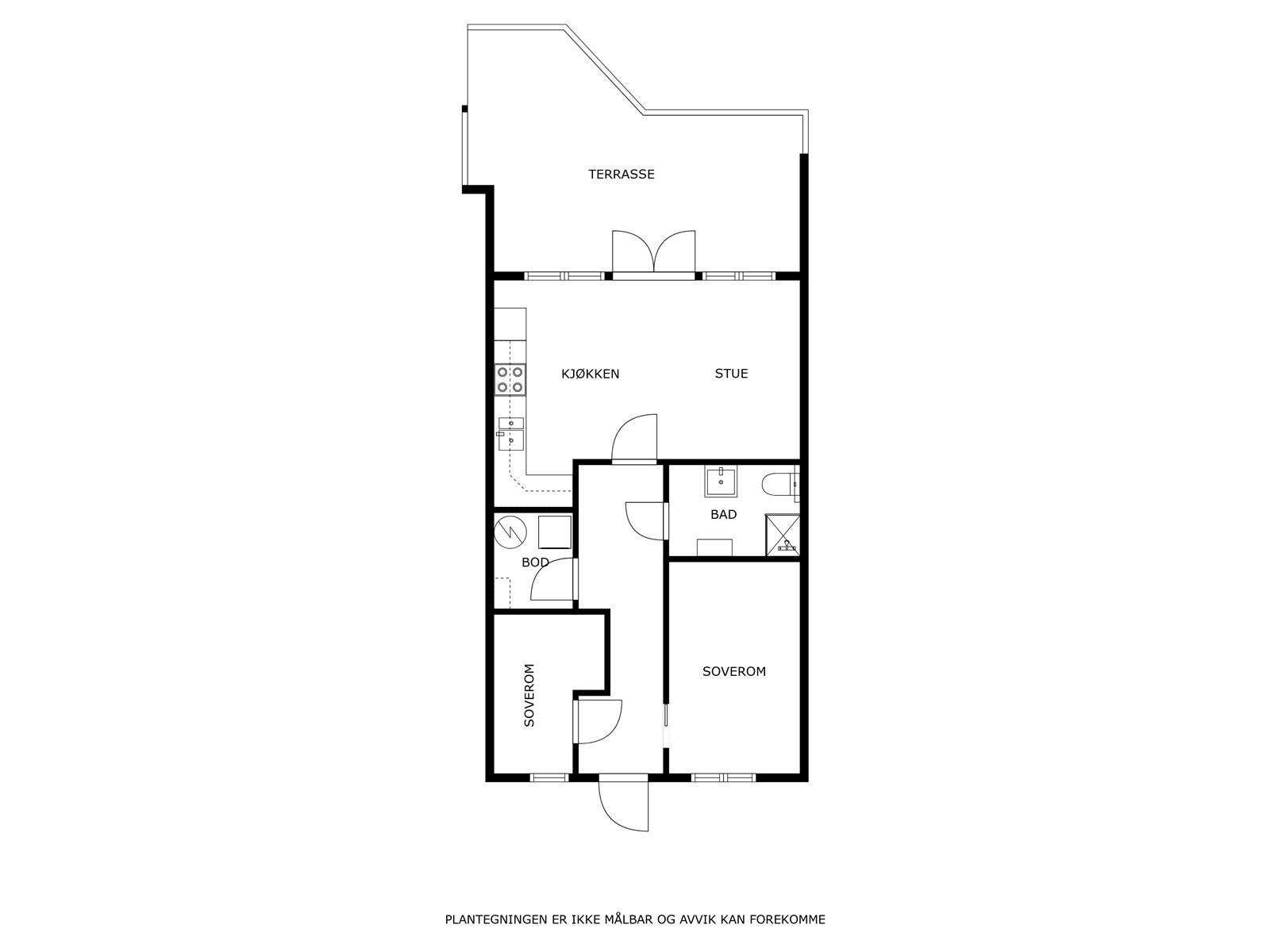 Plantegning Galleribilde