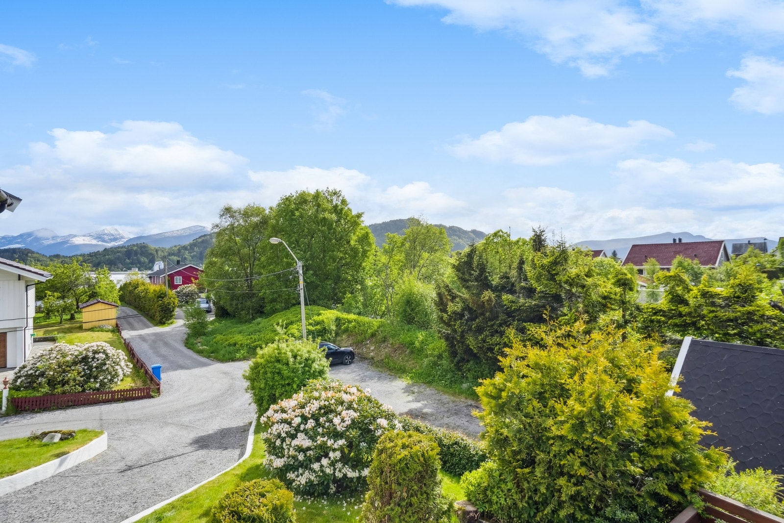 Det er gode solforhold på eiendommen. Galleribilde