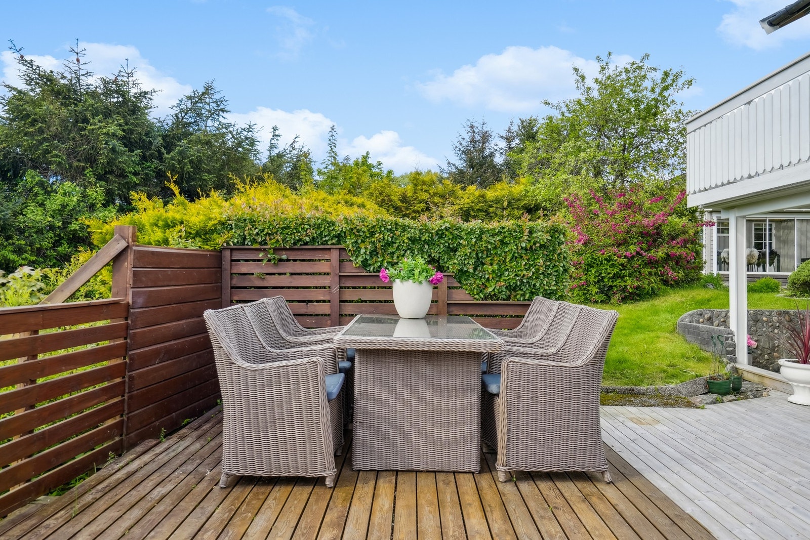 Terrasse mot vest. Galleribilde