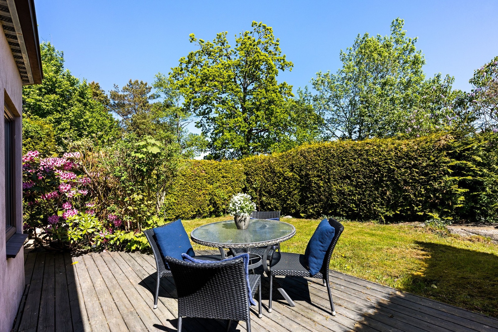 Terrasse tilhørende utleiedel. Galleribilde