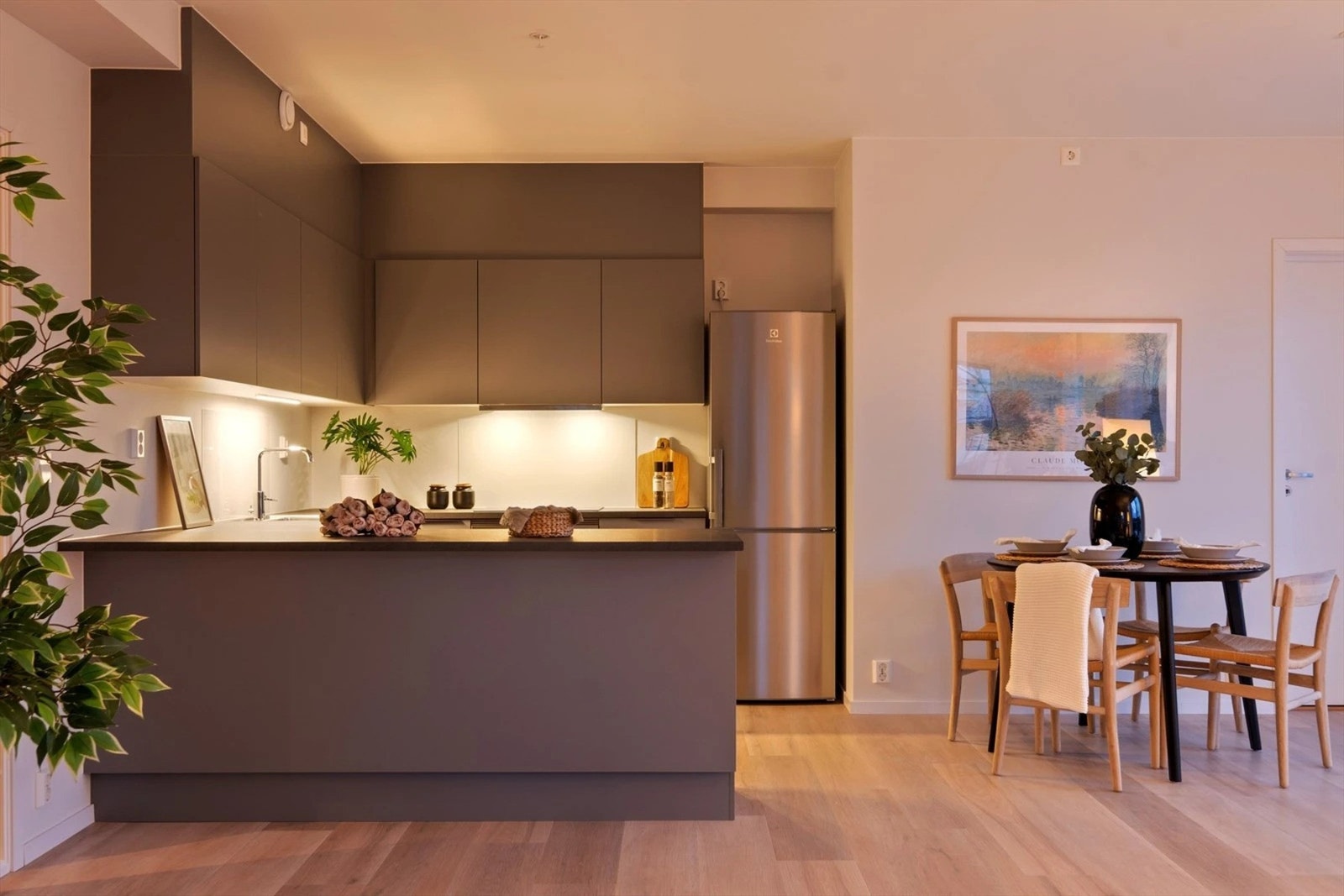 Integrerte hvitevarer medfølger. Galleribilde