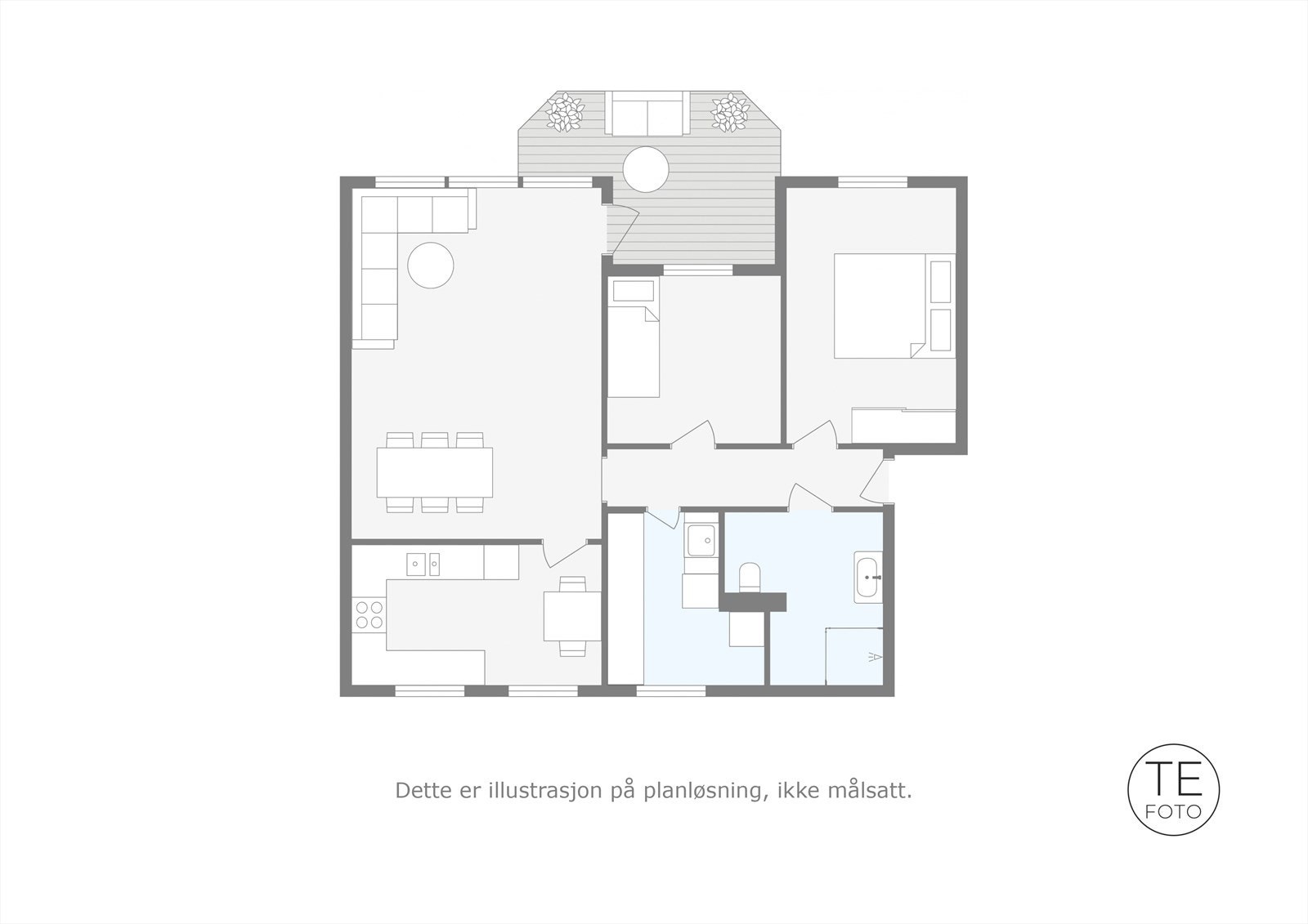 Plantegning. Galleribilde