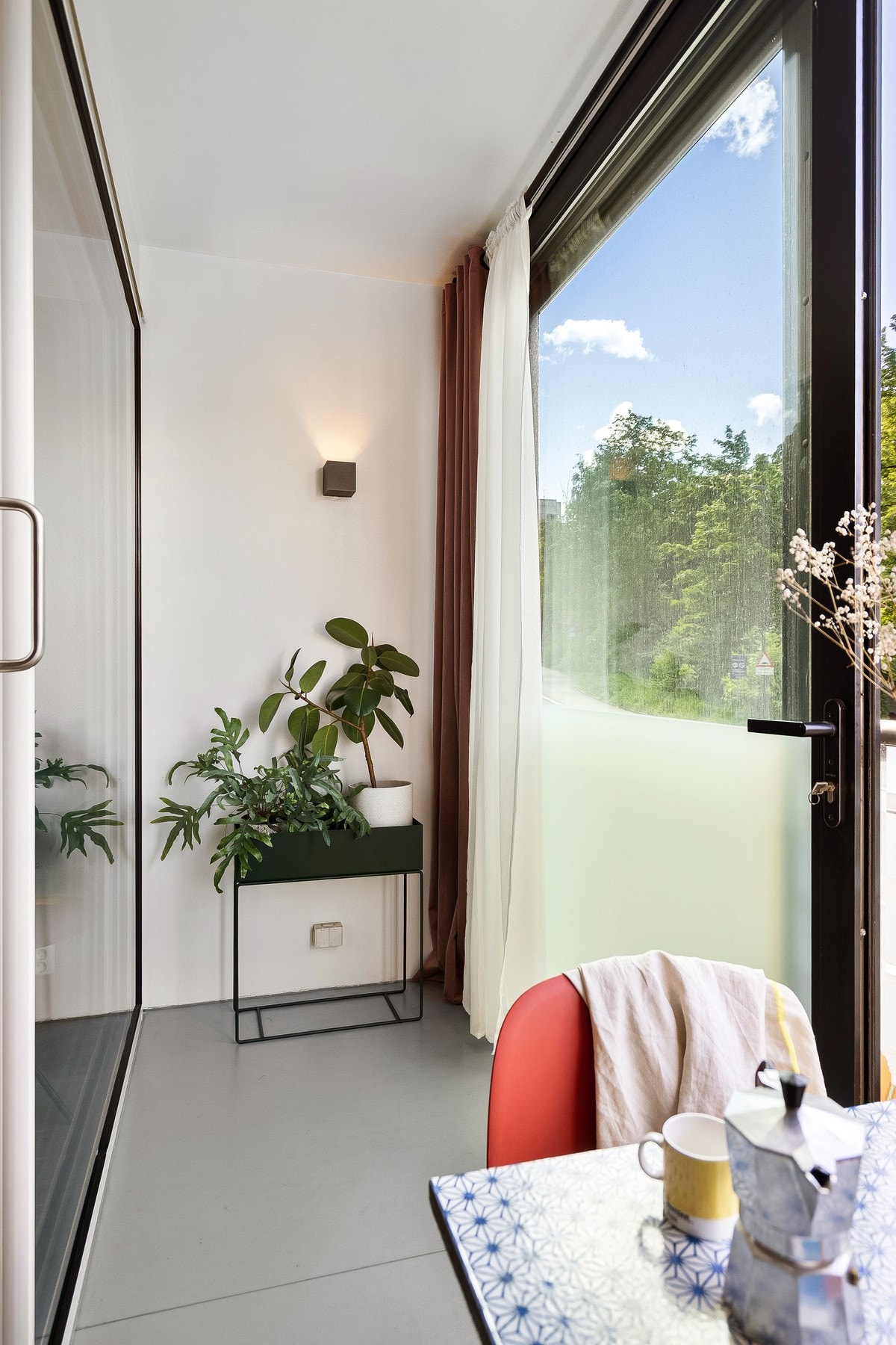 Sydvendt vinterhage. Galleribilde