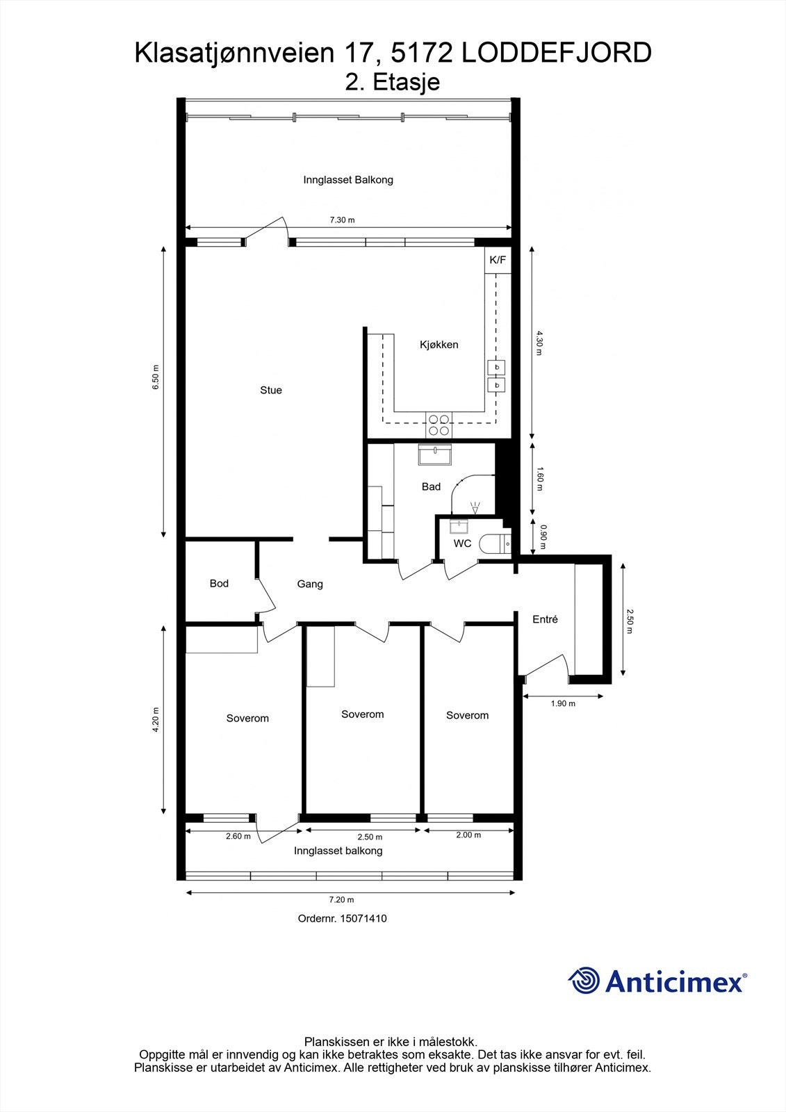 Plantegning Galleribilde