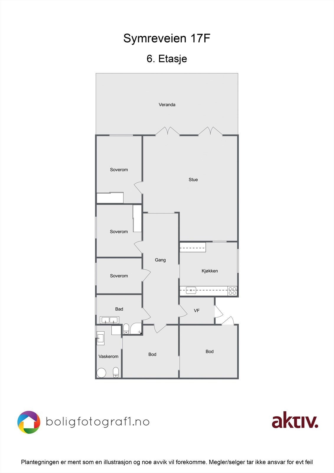Plantegning Galleribilde