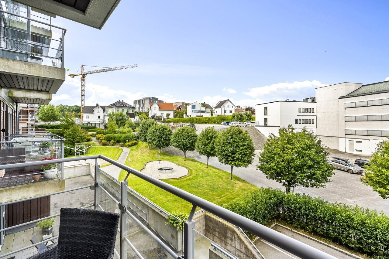 utsikt fra terrasse Galleribilde