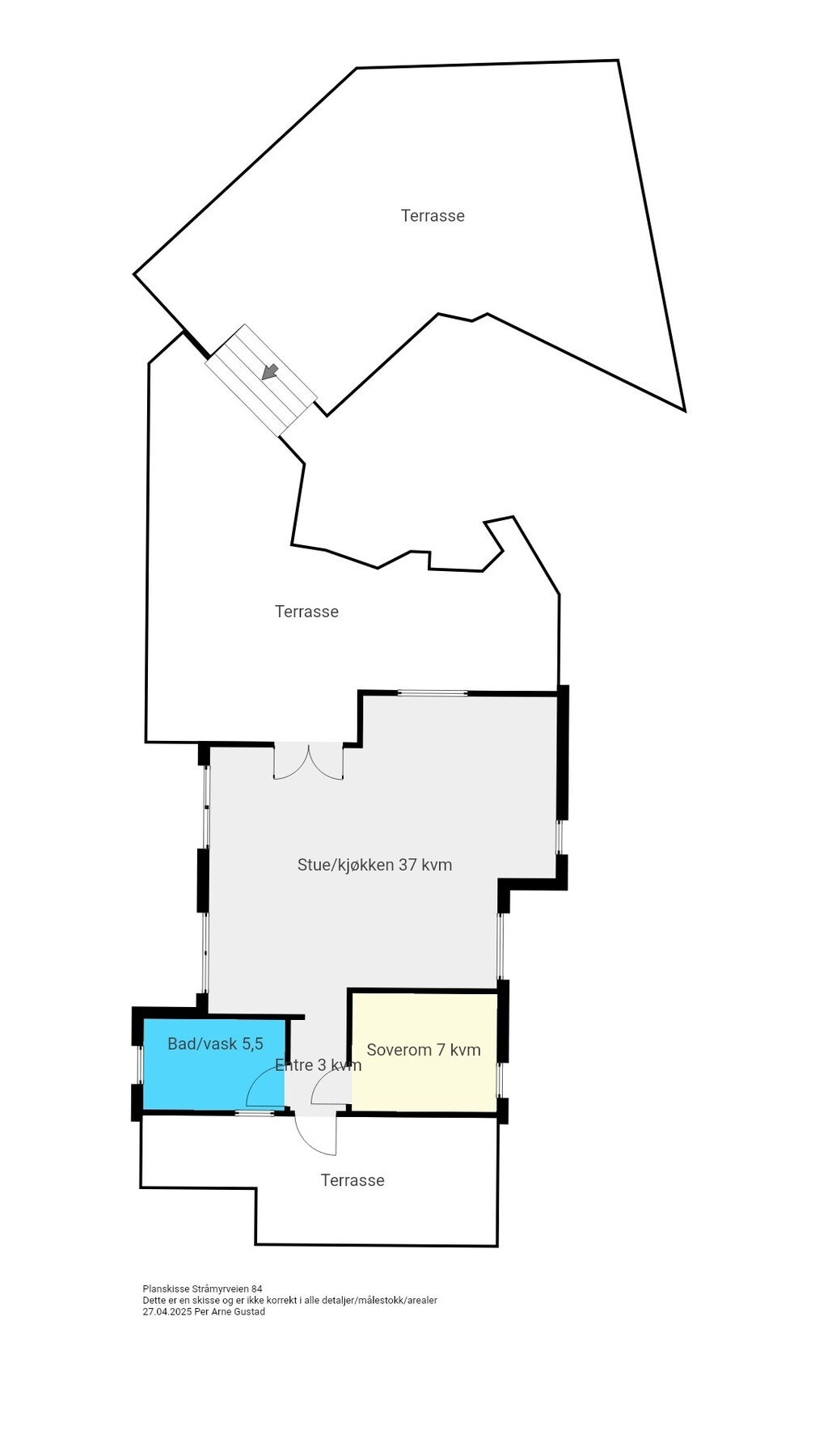 Planskisse Galleribilde