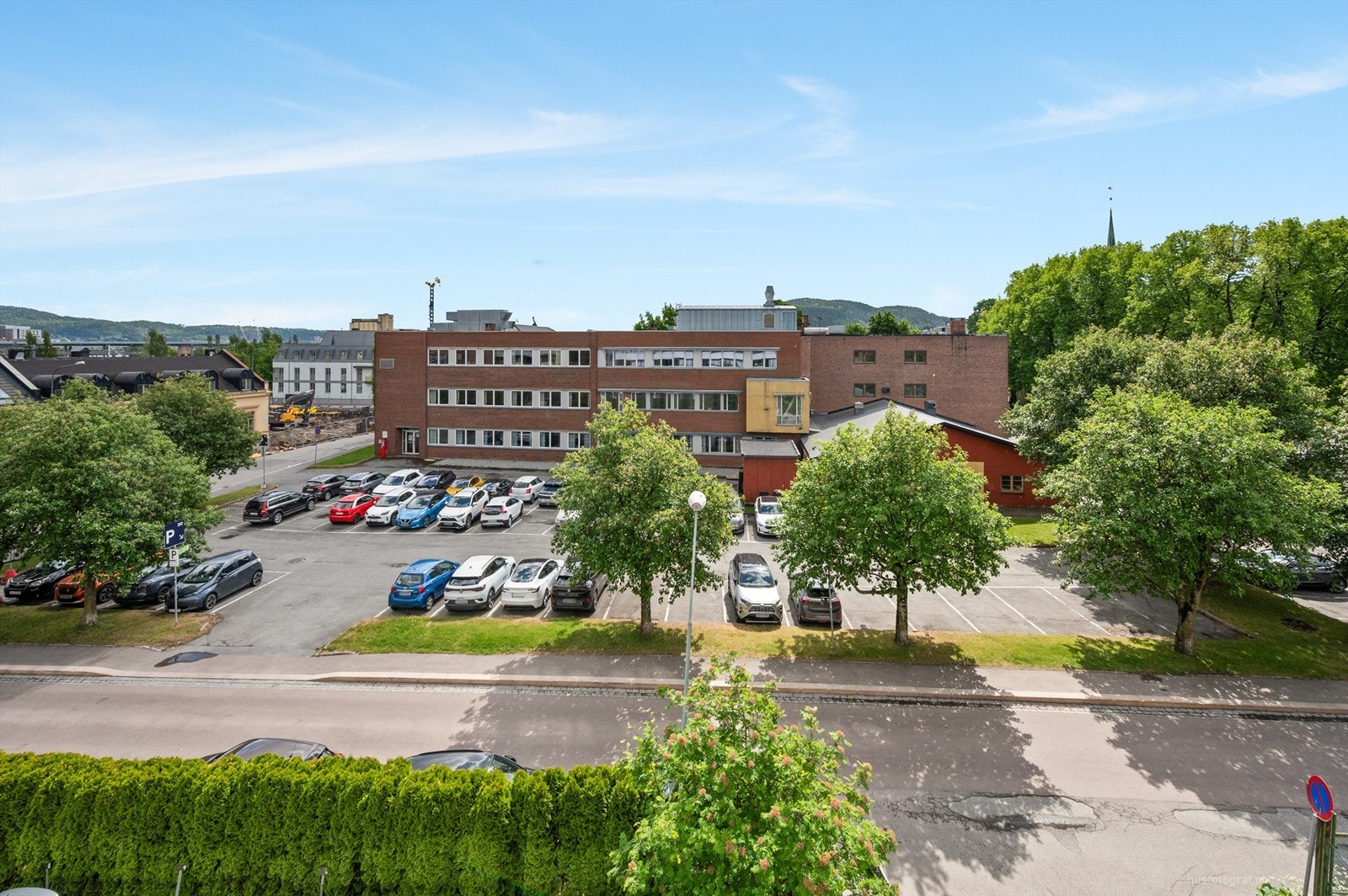 Utsikt fra balkongen Galleribilde