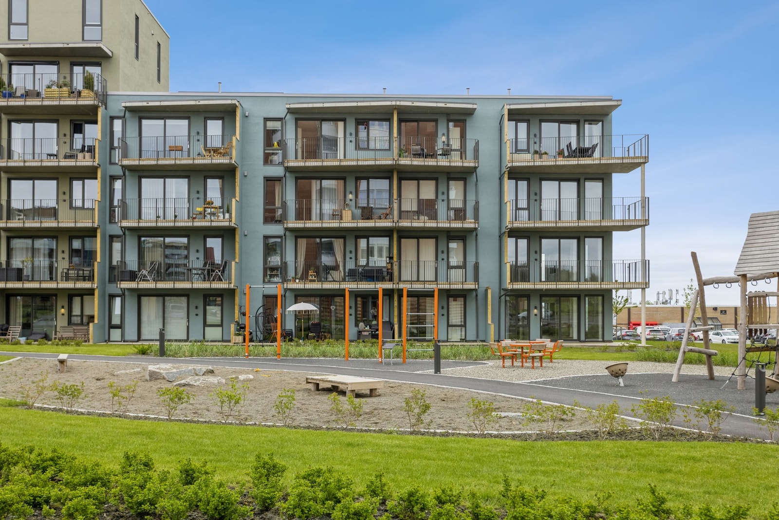 Flotte fellesareal som sto ferdig i 2024. Galleribilde