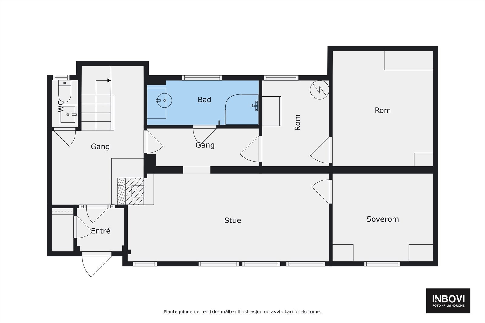 Planskisse - Underetasje Galleribilde