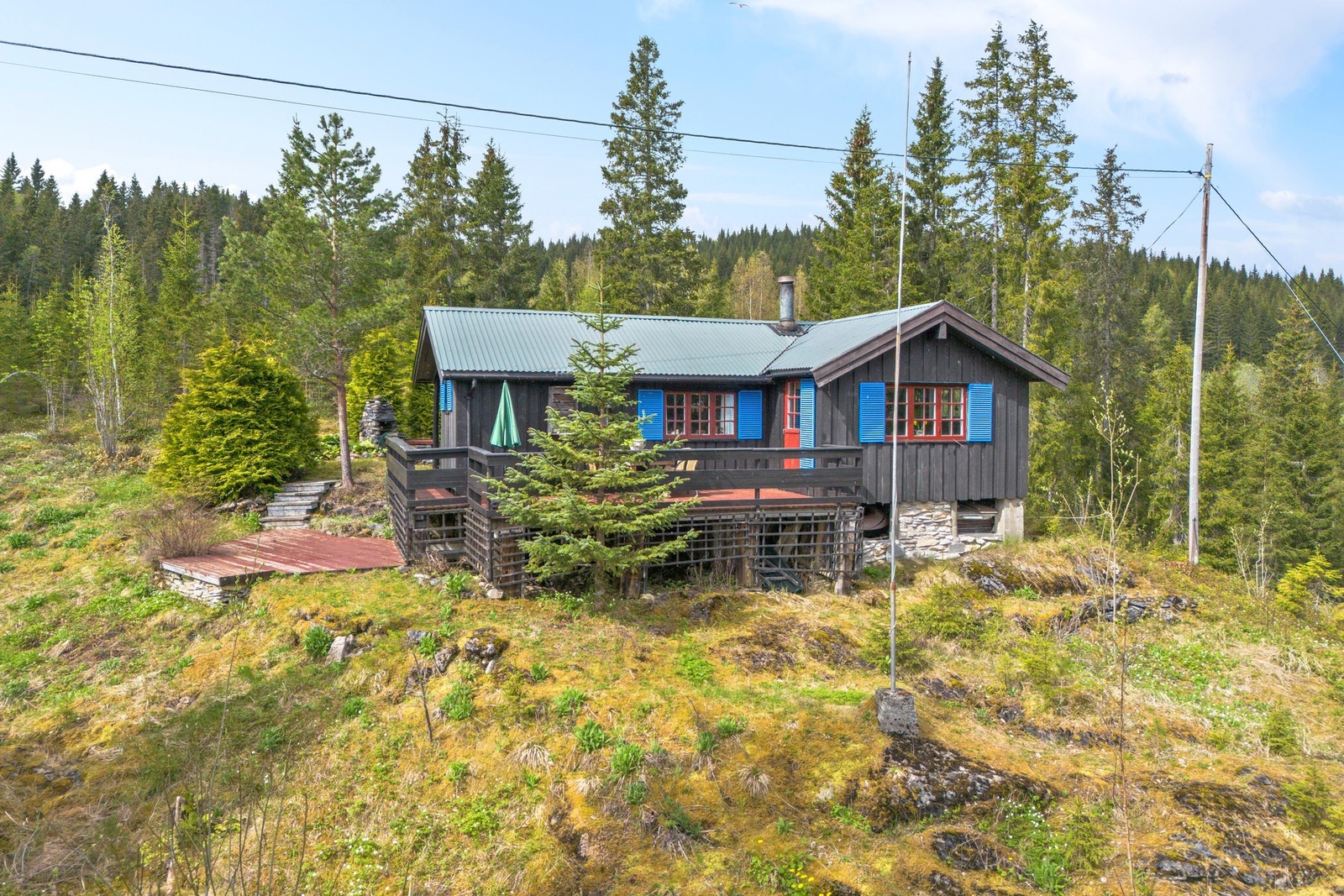 Flott og skjermet naturtomt. Galleribilde