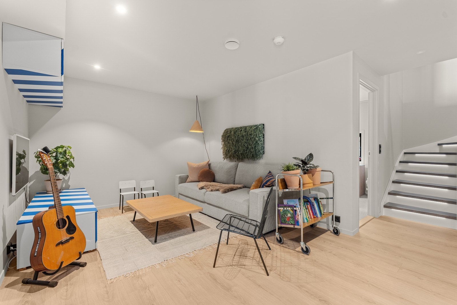 Hyggelig tv-stue Galleribilde