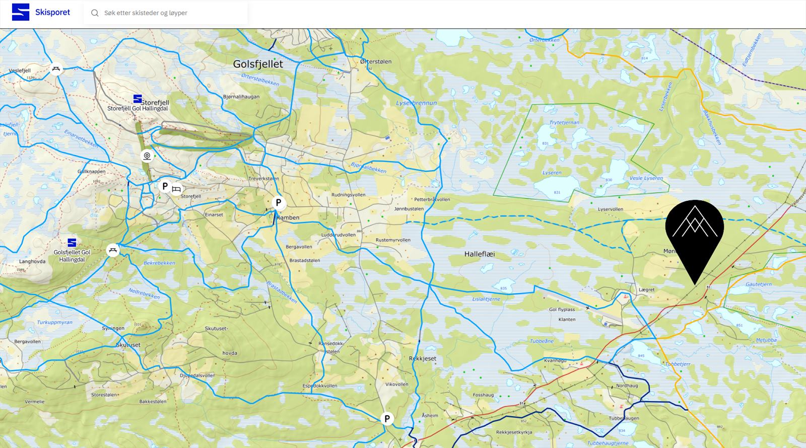 Fra hytta kan du gå i fantastiske, preparerte skiløyper på over 20 mil innover i fjellet! Galleribilde