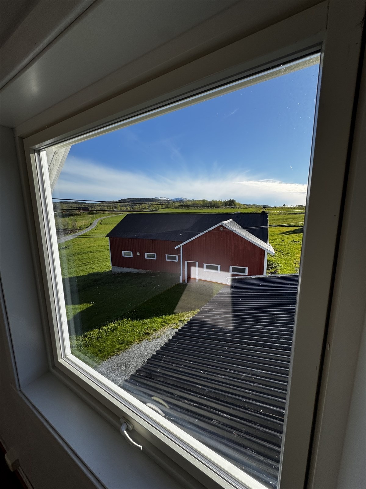 Utsikt fra soverom på loft Galleribilde