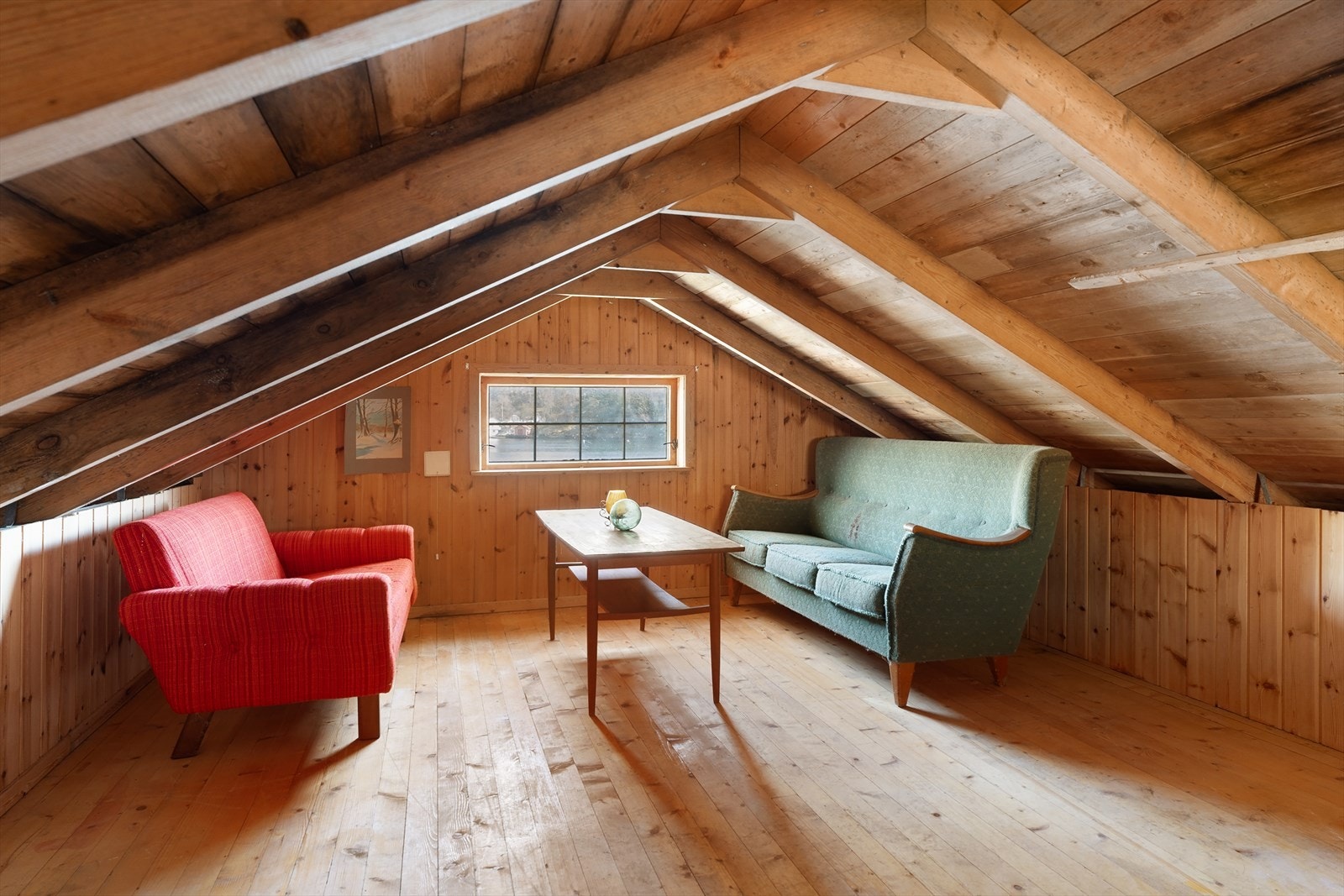 Loftsrom over naustet Galleribilde