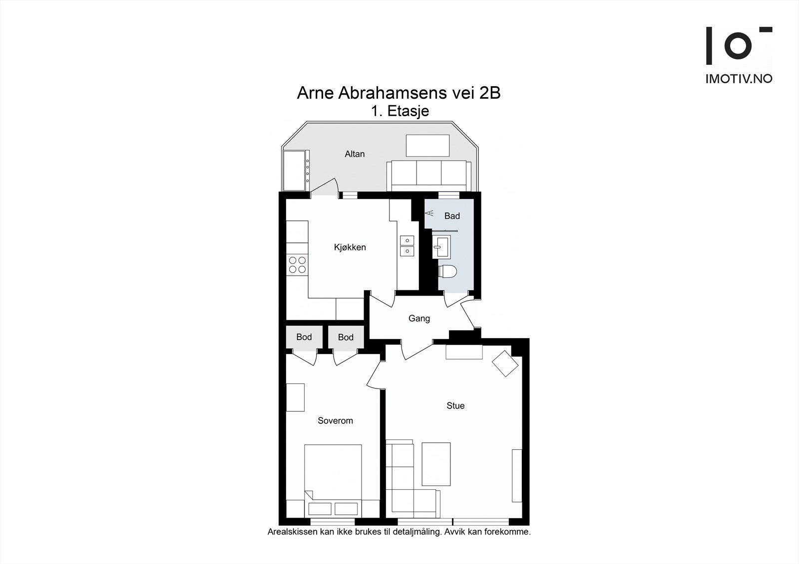 Plantegning 1. etasje Galleribilde