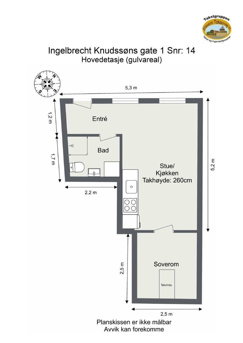 Plantegning Galleribilde