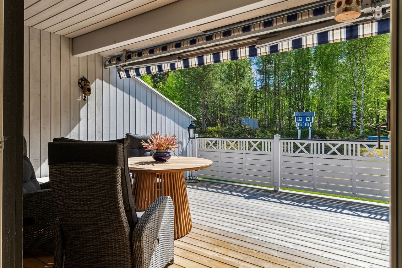 Utsikten fra terrassen Galleribilde